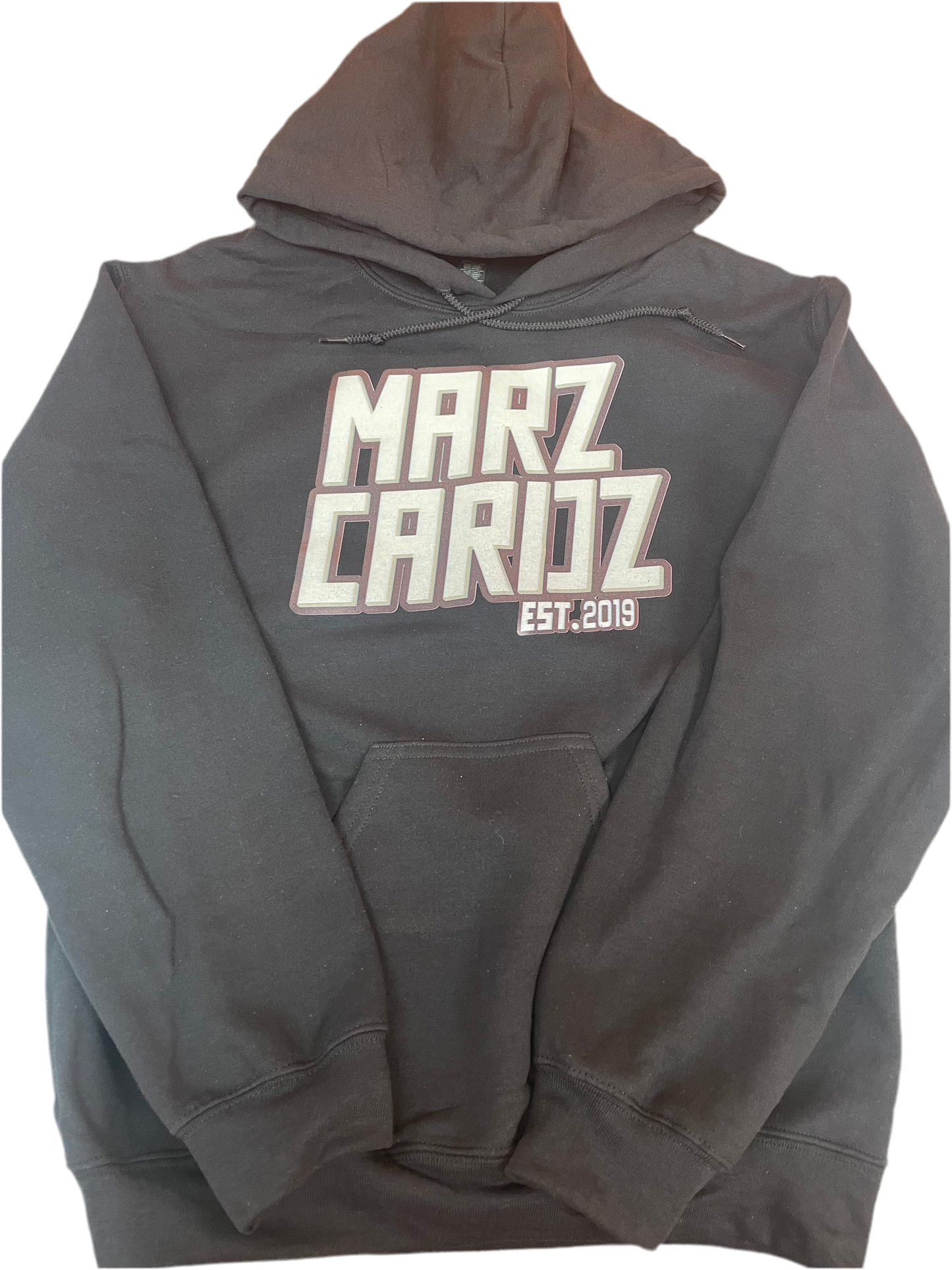 Marzcardz Large Letter Logo Hoodie Black
