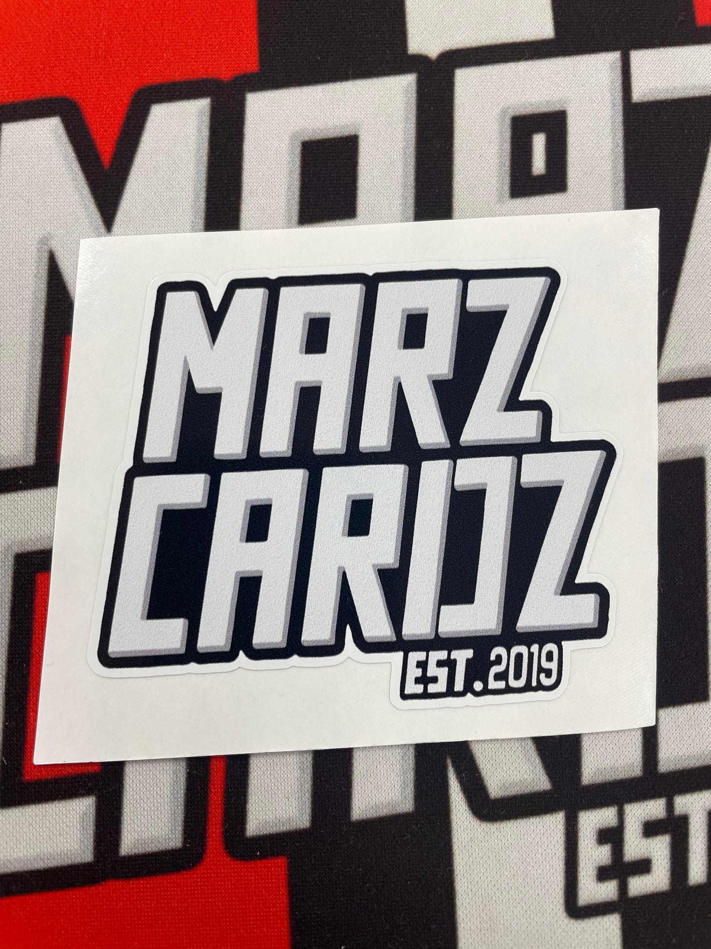 Marzcardz Die Cut Sticker
