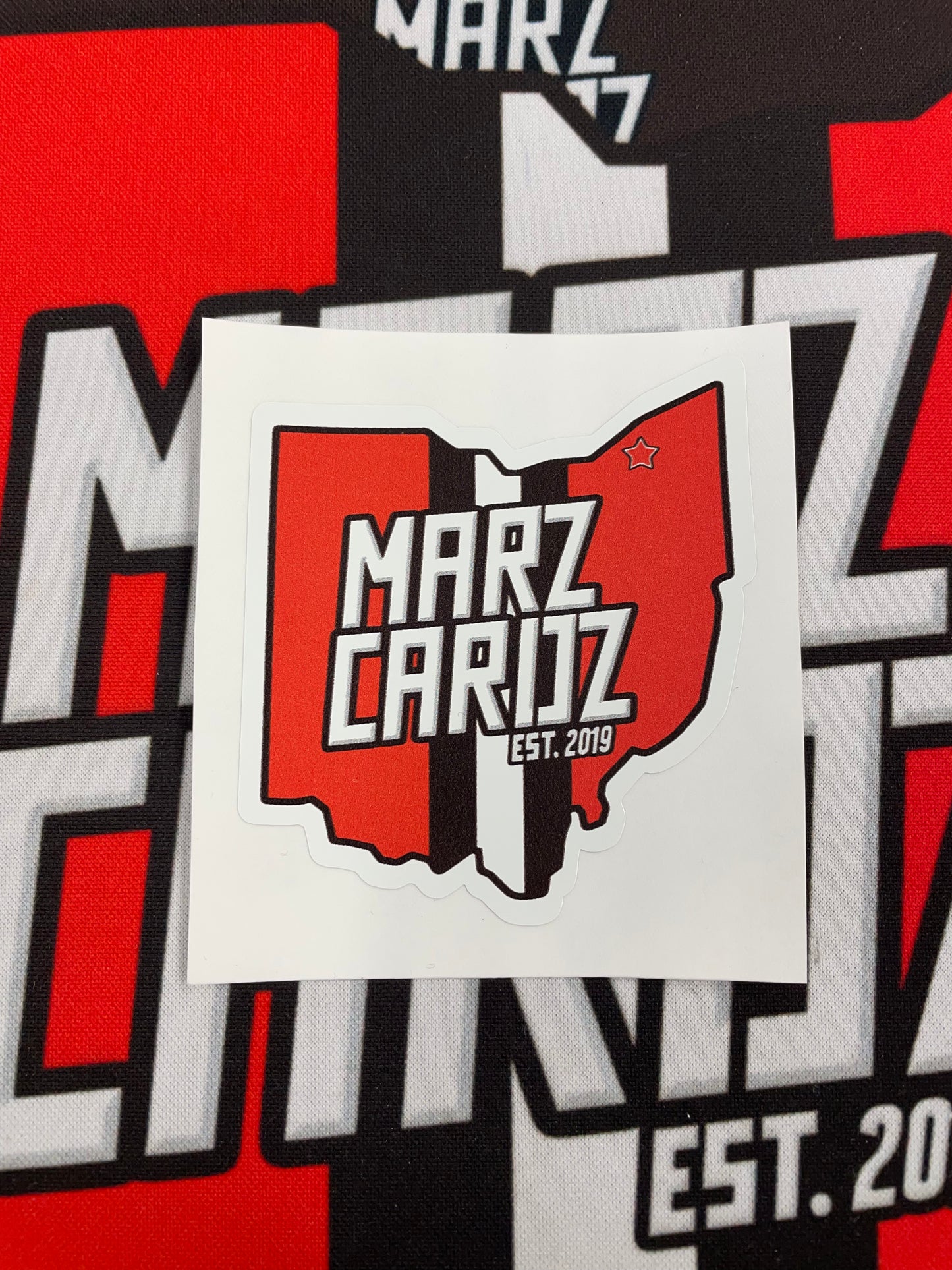 Marzcardz Logo Sticker