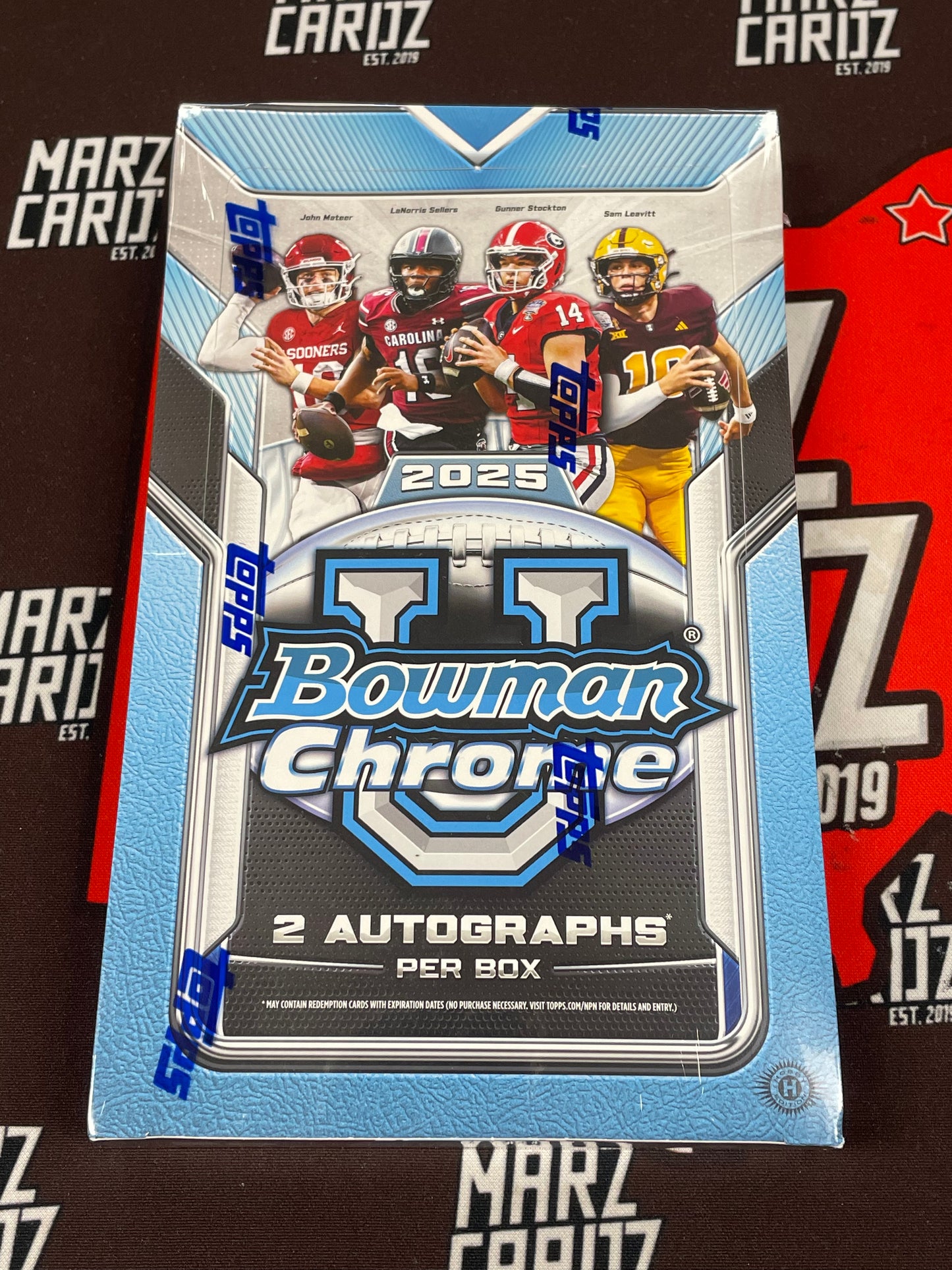 2025 Topps Bowman University Football Hobby Box