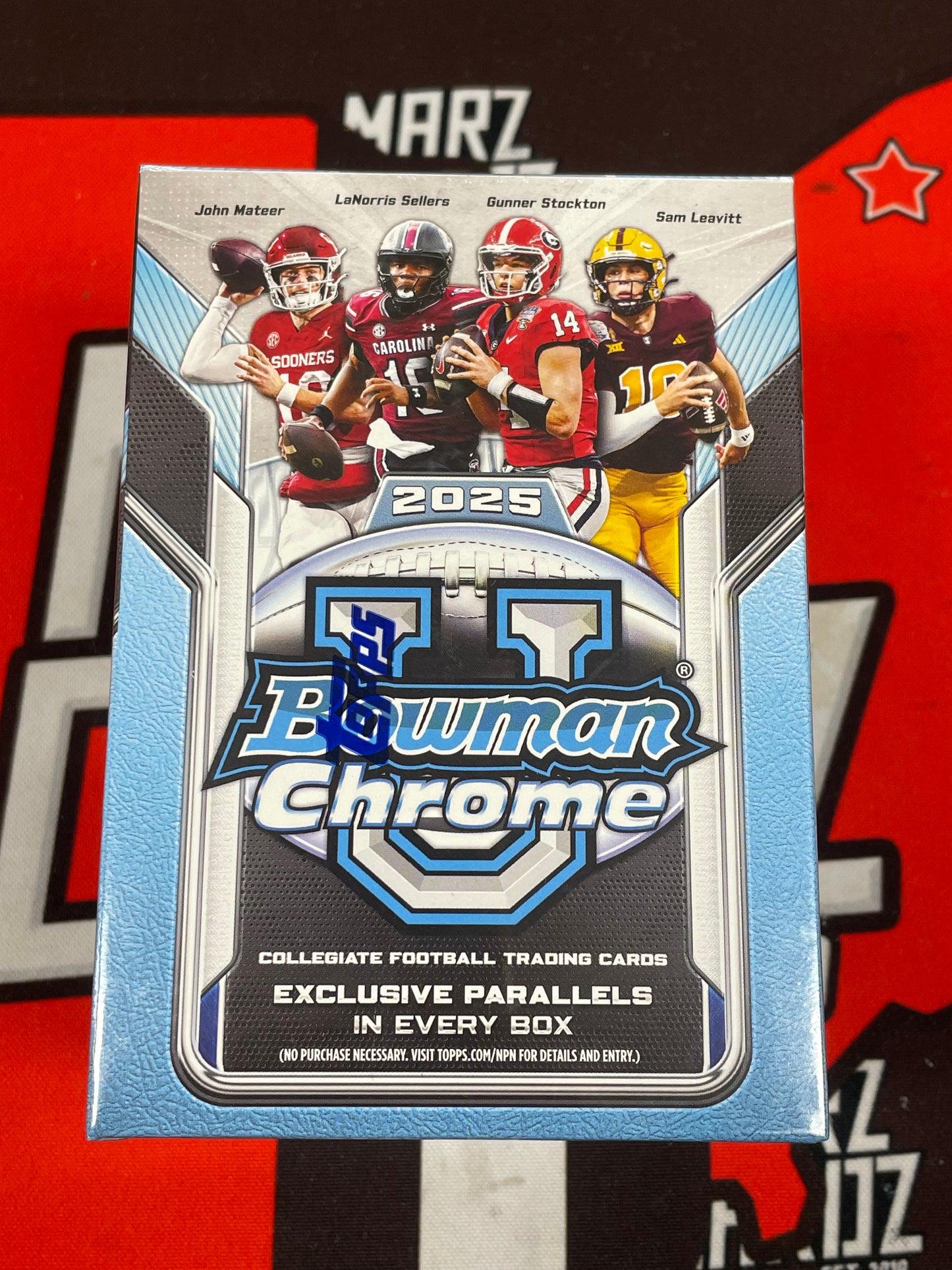 2025 Topps Bowman University Football Blaster