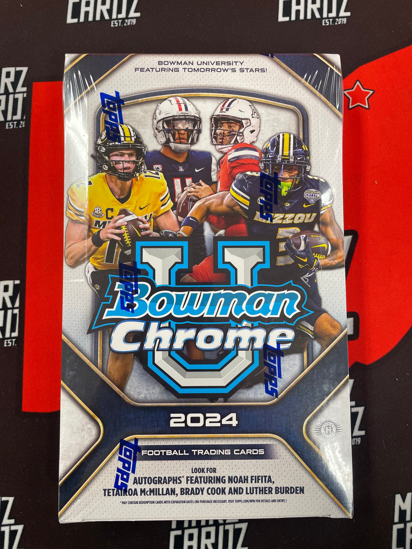 2024 Bowman University Football Hobby Box