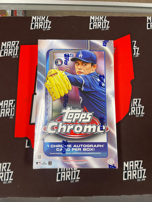 2025 Topps Chrome Baseball Hobby Box