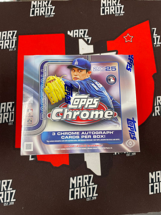 2025 Topps Chrome Jumbo Hobby Box