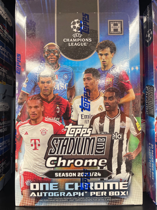 2023-24 Topps Chrome UCL Stadium Club Hobby Box