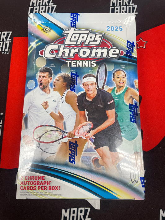 2025 Topps Chrome Tennis Hobby Box