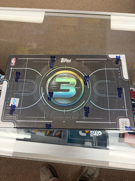 2025-26 Topps 3 Basketball Hobby Box