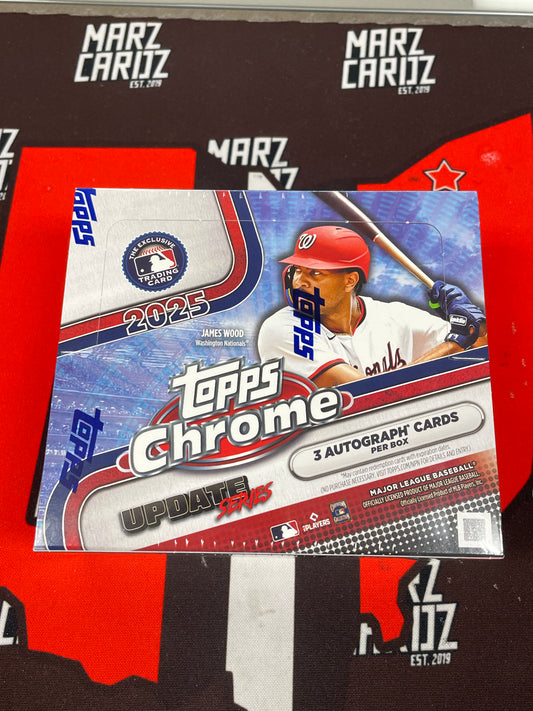 2025 Topps Chrome Update Jumbo Box
