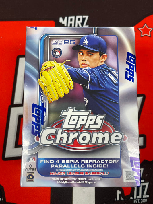 2025 Topps Chrome Baseball Blaster Box