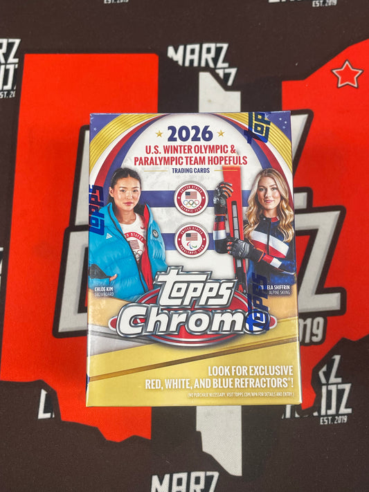 2026 Topps Chrome Winter Olympics Blaster Box