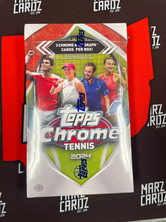 2024 Topps Chrome Tennis Hobby Box