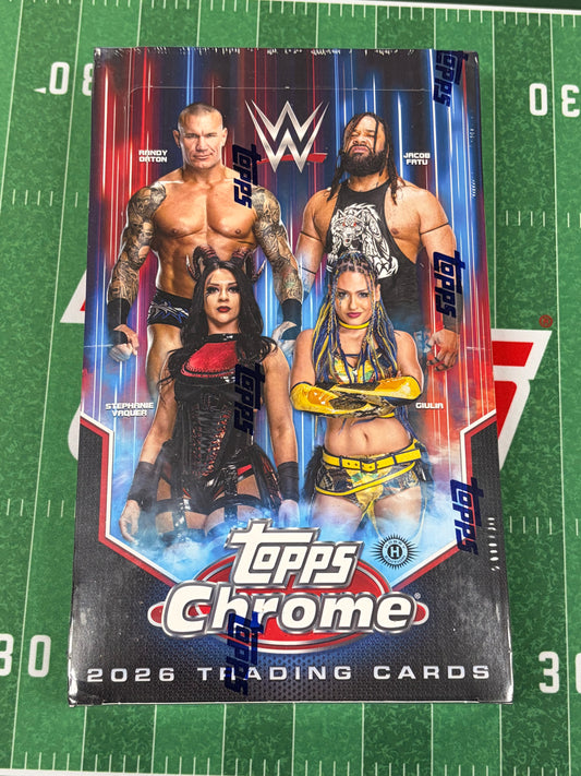 2026 Topps Chrome WWE Hobby Box